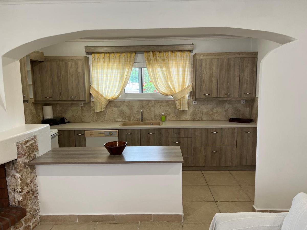 Selinia Apartment In Salamina With Garden & Sea View מראה חיצוני תמונה