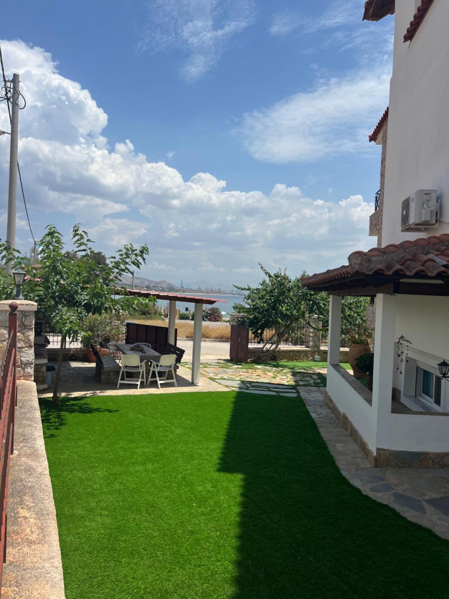 Selinia Apartment In Salamina With Garden & Sea View מראה חיצוני תמונה